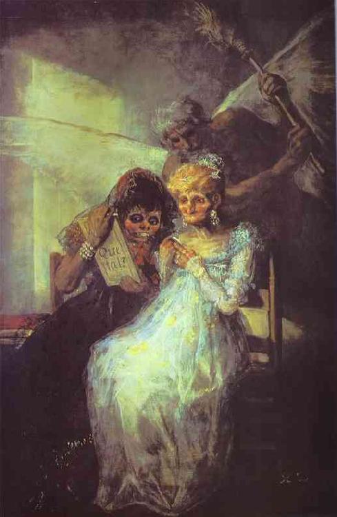 Francisco Jose de Goya Time of the Old Women oil painting picture